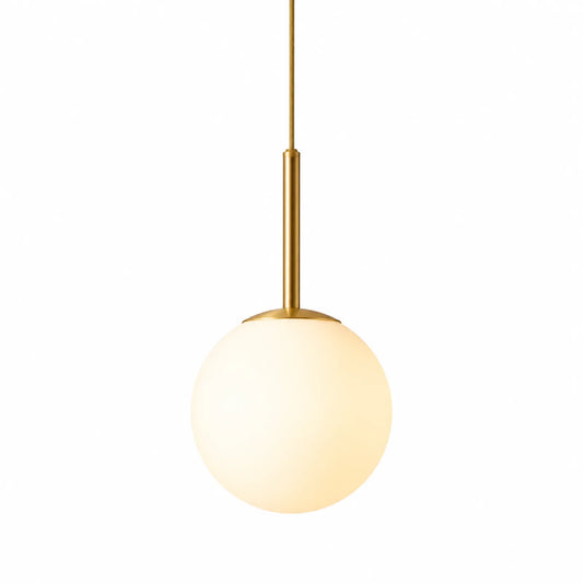 White Luminous Globe Pendant Light