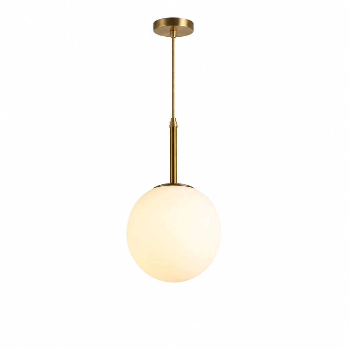 White Luminous Globe Pendant Light
