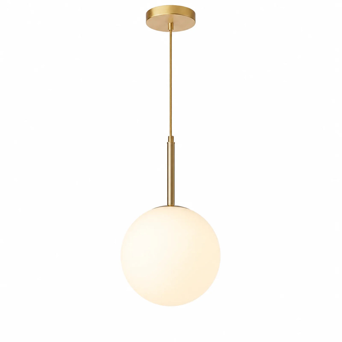 White Luminous Globe Pendant Light