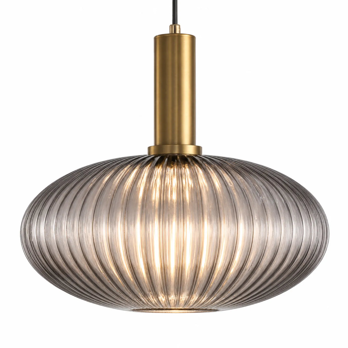 Colorful Striped Glass Pendant Light