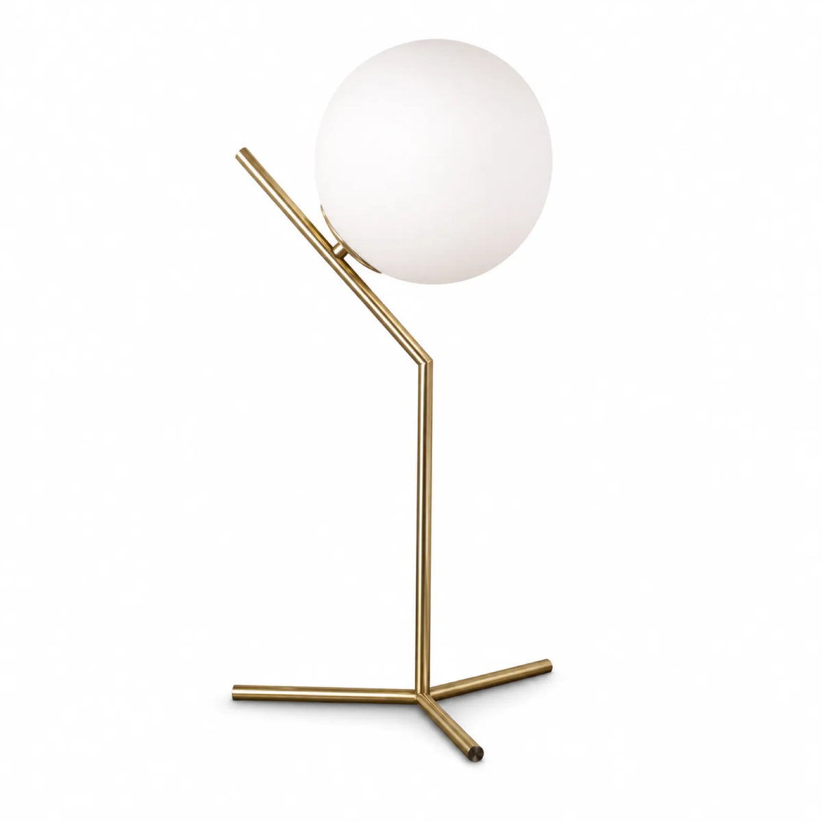 A/B/C Style White Globe Table Lamp