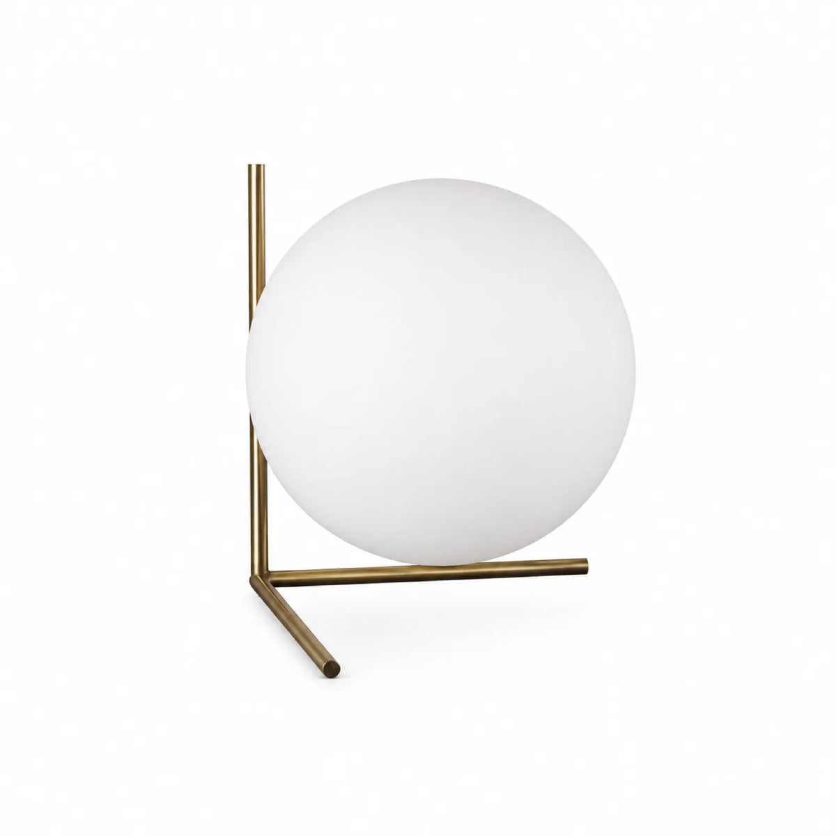 A/B/C Style White Globe Table Lamp
