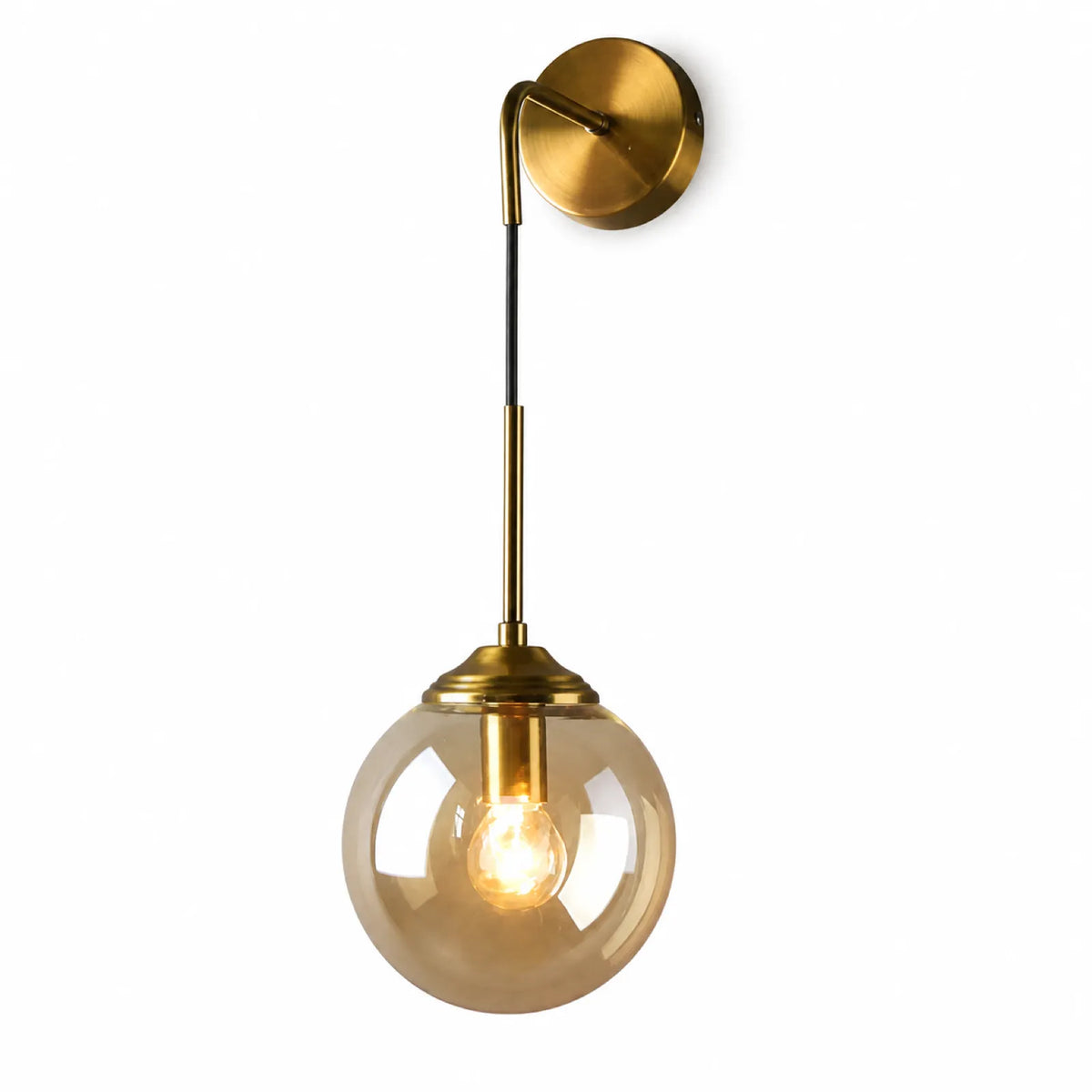 Globe Glass Wall Lamp