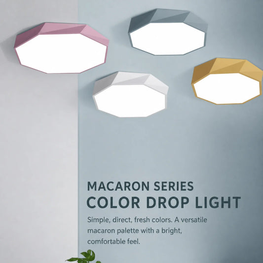 Macaron Series Octagonal Ceiling Light