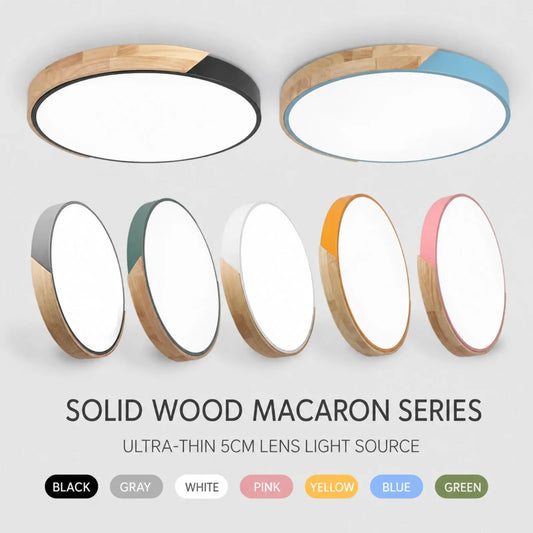 Segmented Pattern-Rim Round Ceiling Light
