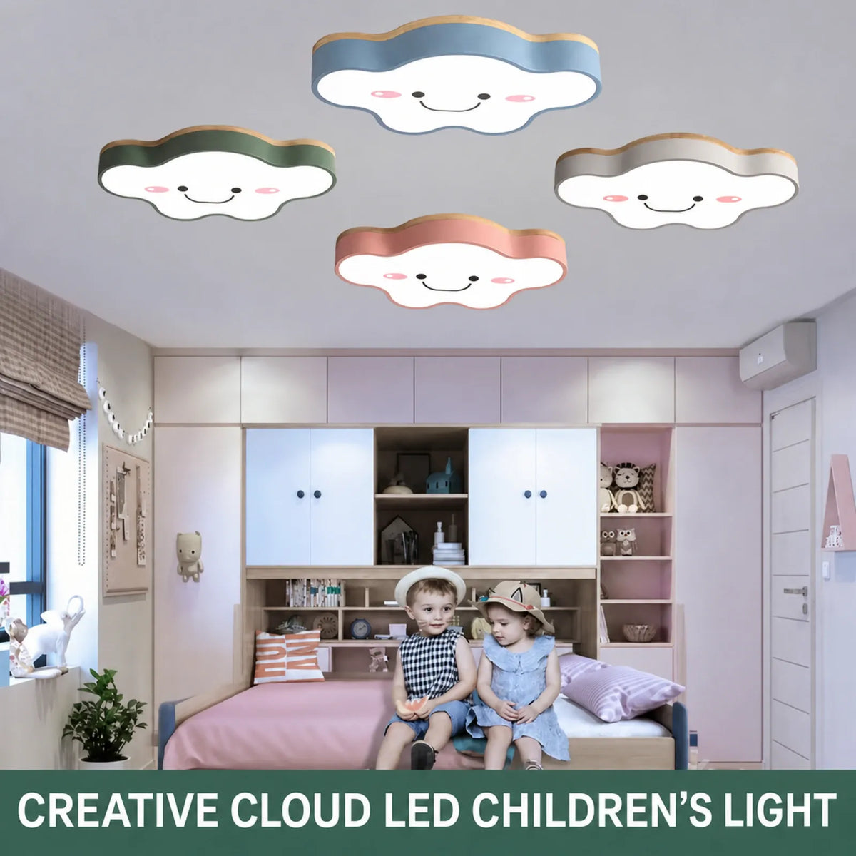 Smiling Cloud Ceiling Light