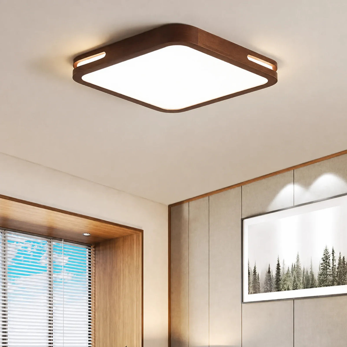 Double-Rim Side-Window Ceiling Light