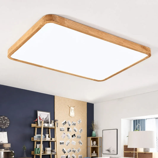 Ultra-Slim Segmented-Rim Ceiling Light