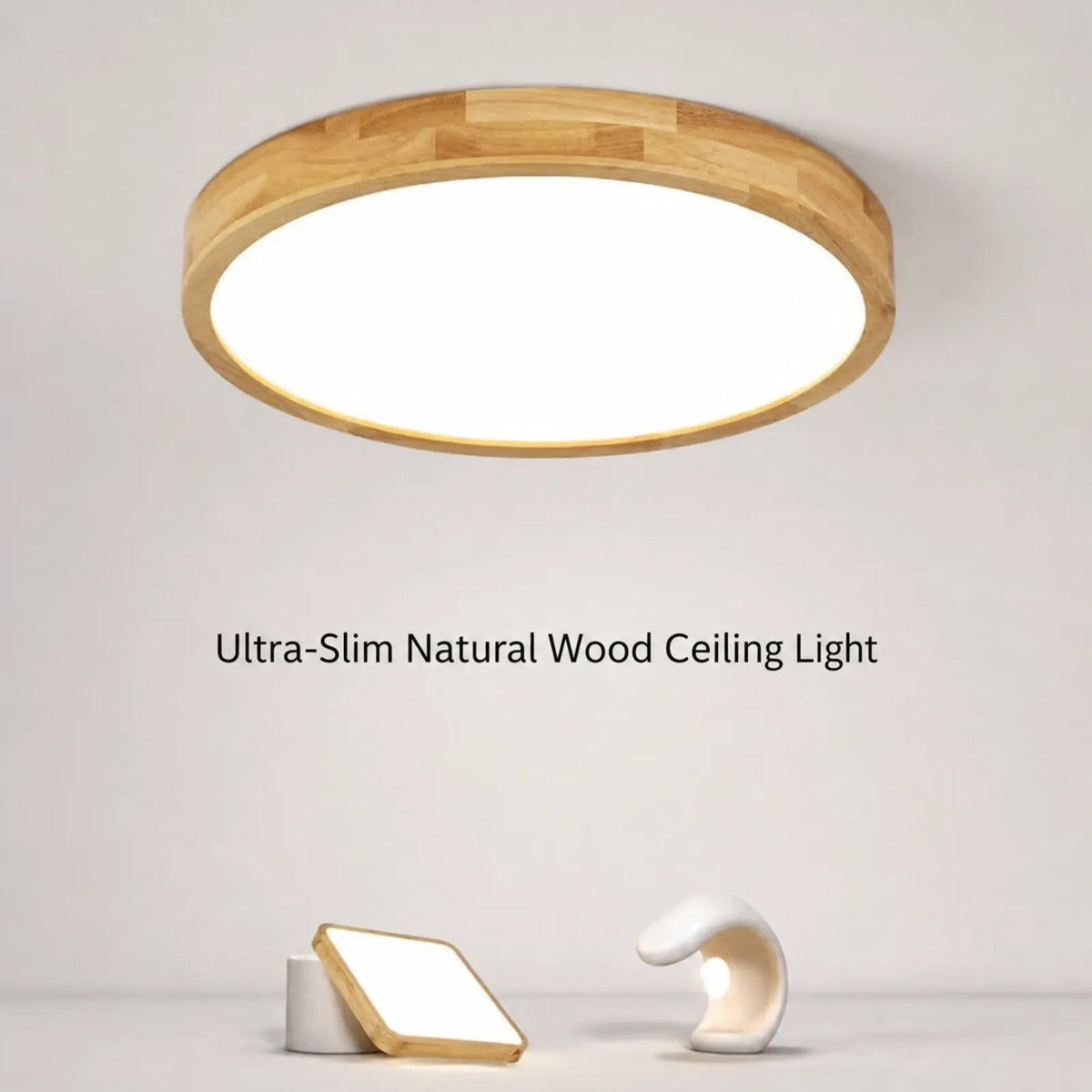 Ultra-Slim Segmented-Rim Ceiling Light