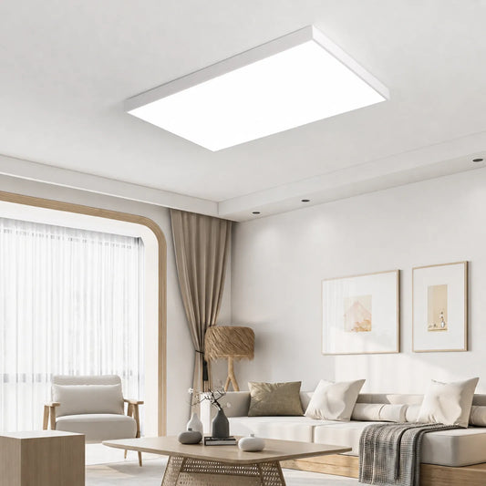 Flat-Edge Panel Ceiling Light