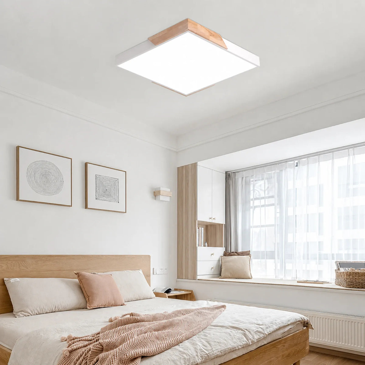 Diagonal Corner Panel Ceiling Light