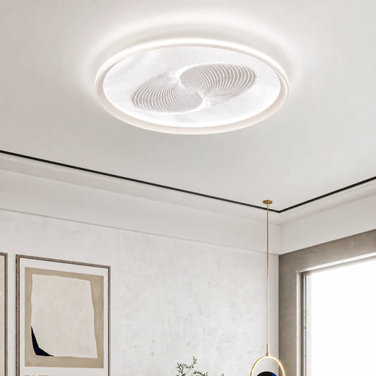 White Round Ceiling Light