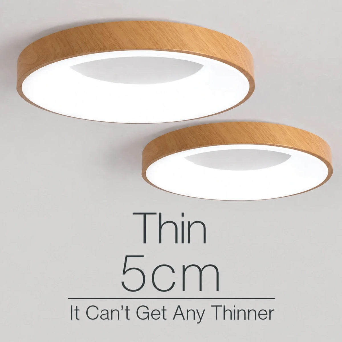Recessed-Center Pattern-Rim Ceiling Light