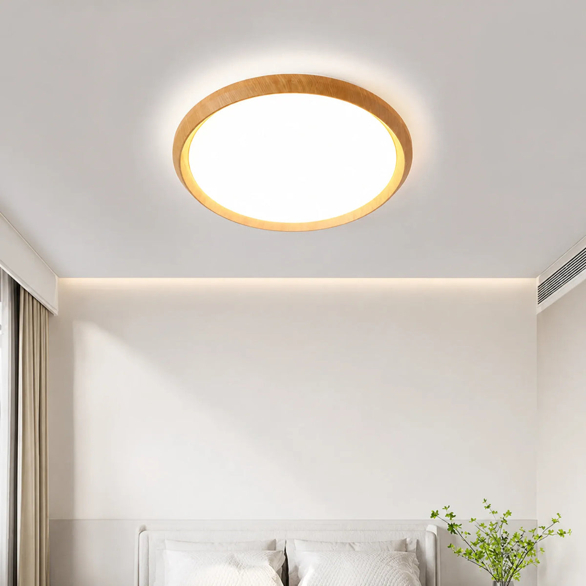 Elliptical Bezel Flush Ceiling Light