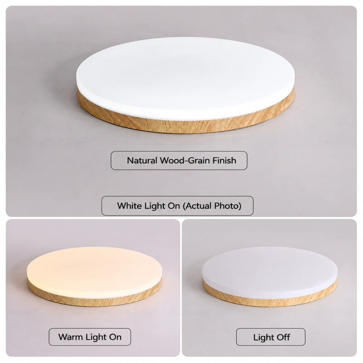 Single-Disc Flush-Mount Ceiling Light