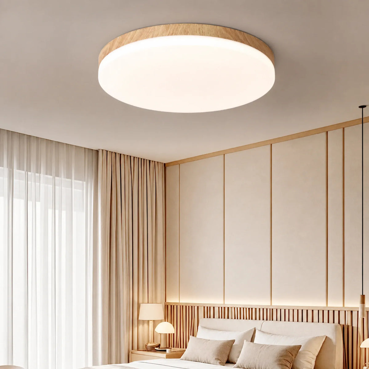 Single-Disc Flush-Mount Ceiling Light