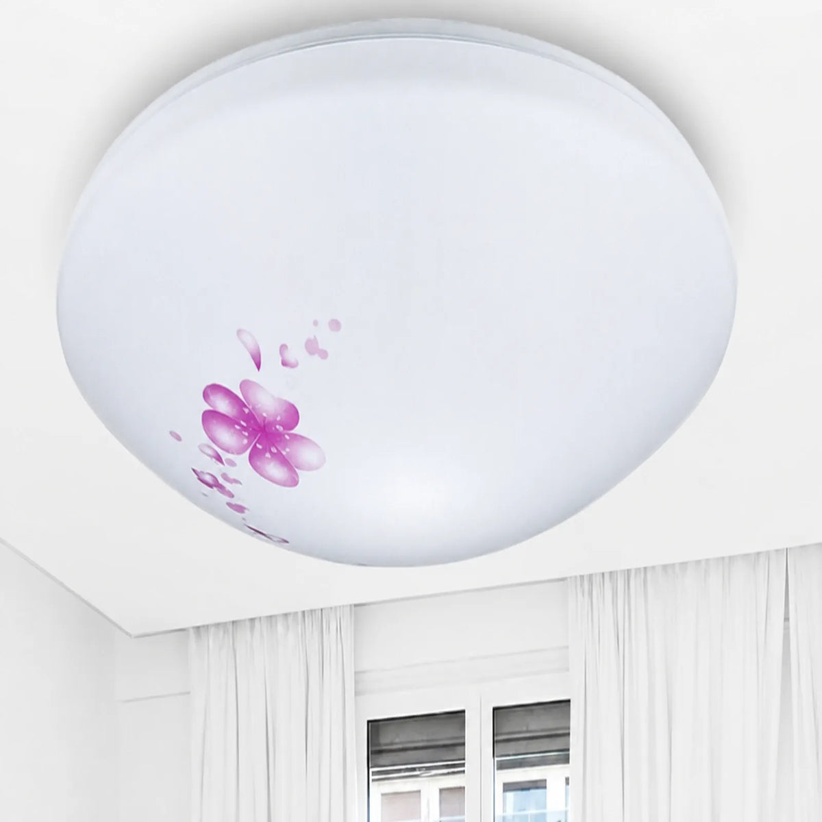 Rounded-Edge Panel Ceiling Light