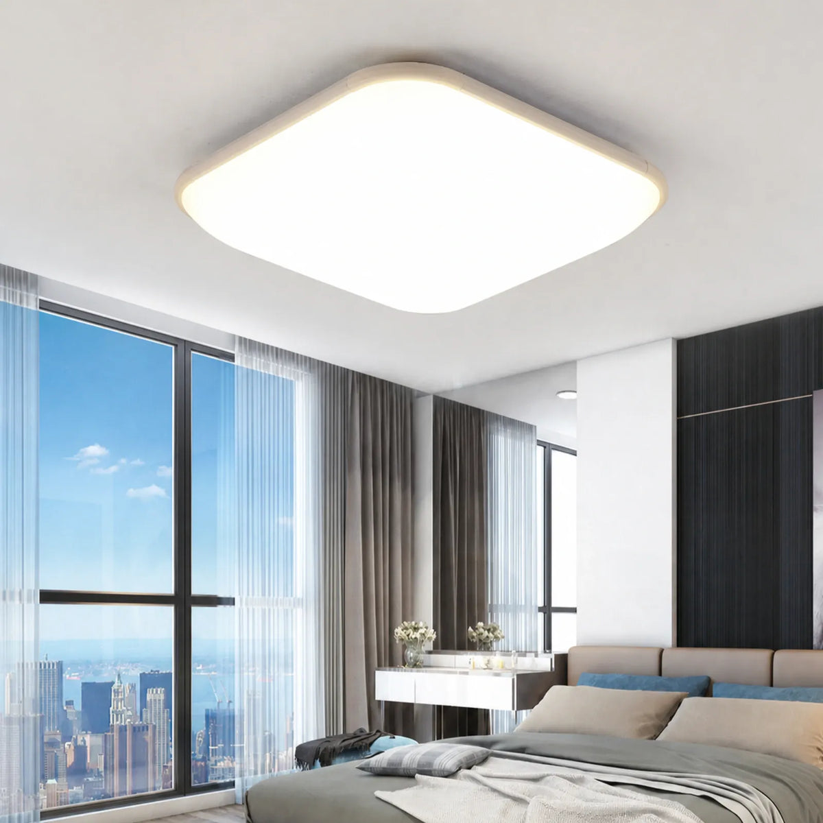 Slim-Edge Full-Diffuser Ceiling Light