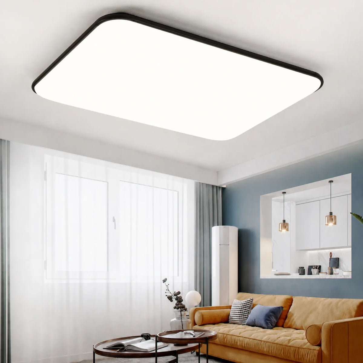 Slim-Edge Full-Diffuser Ceiling Light