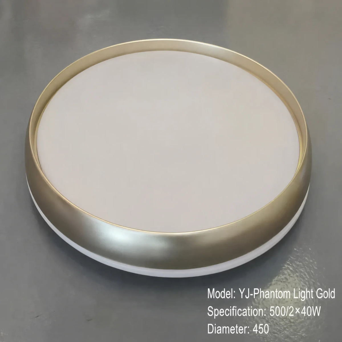Deep-Rim Round Ceiling Light