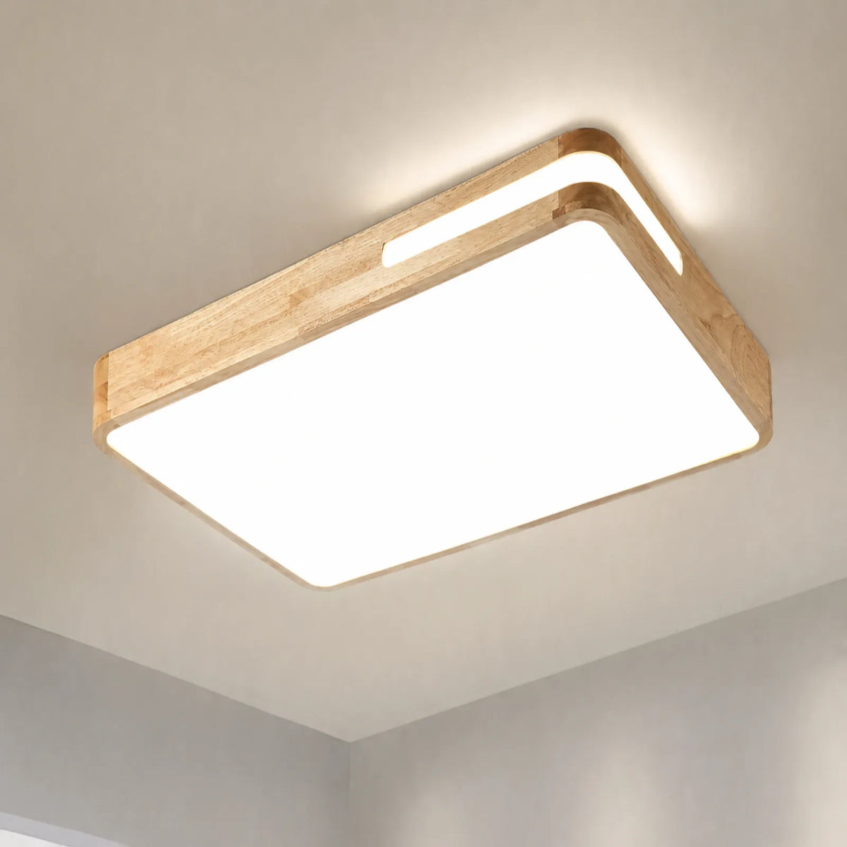 Geometric Framed Ceiling Light