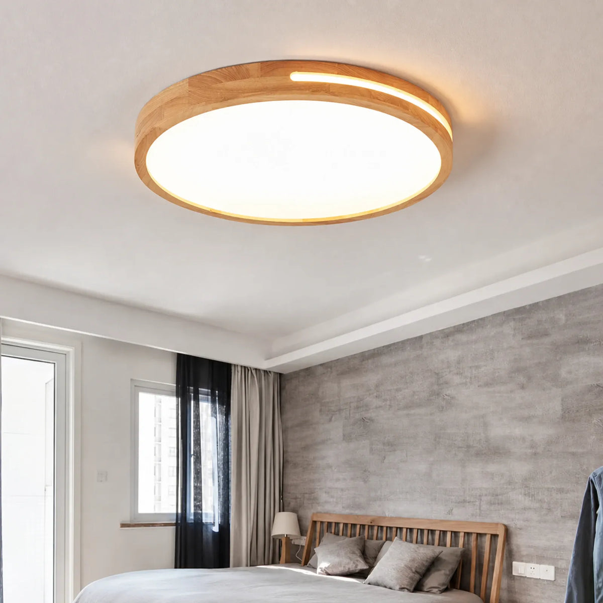 Geometric Framed Ceiling Light