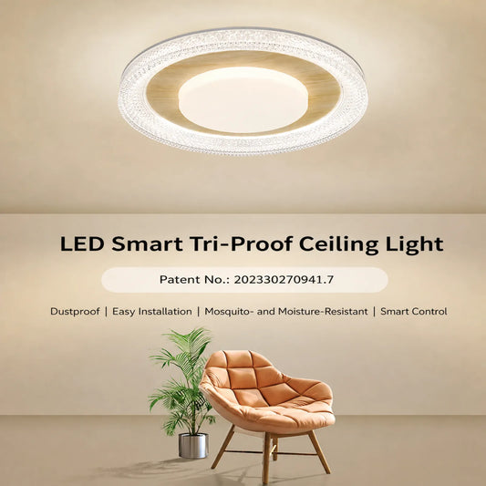 Patterned Textured-Rim Disc Ceiling Light