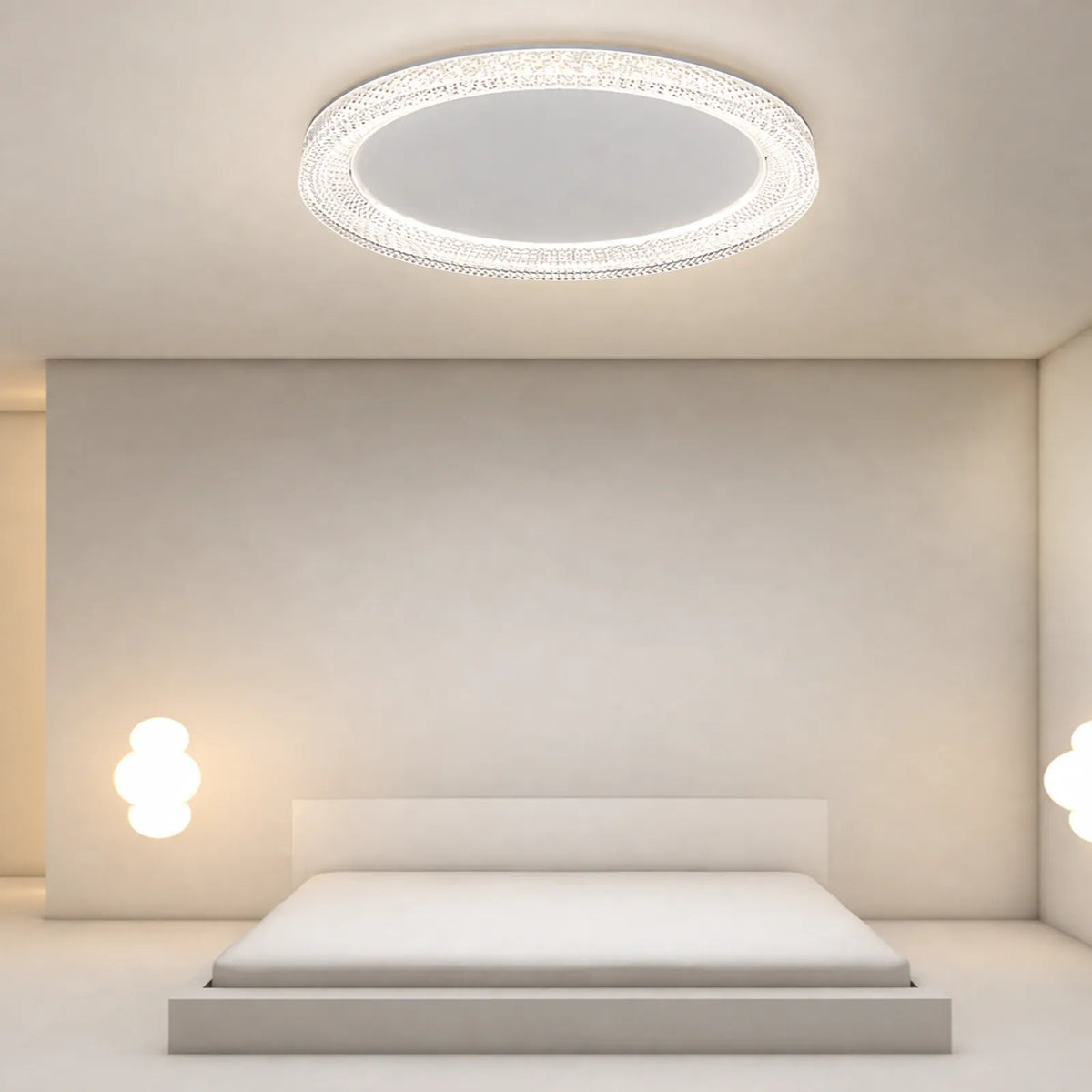 Textured Halo Ceiling Light
