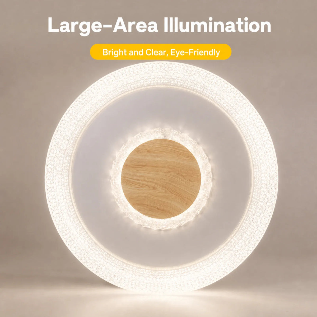 Patterned Center Halo Ceiling Light
