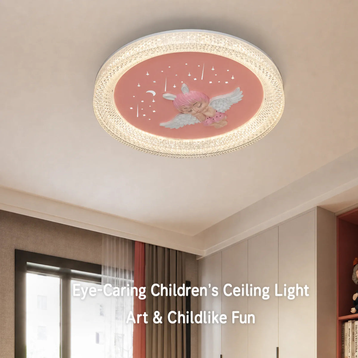 Angel and Constellation Ceiling Light