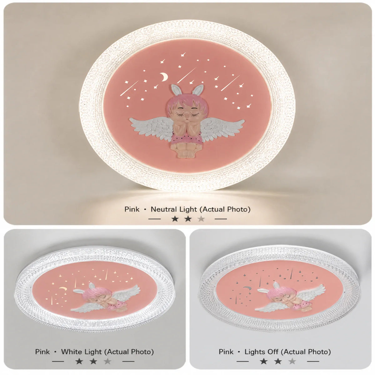 Angel and Constellation Ceiling Light