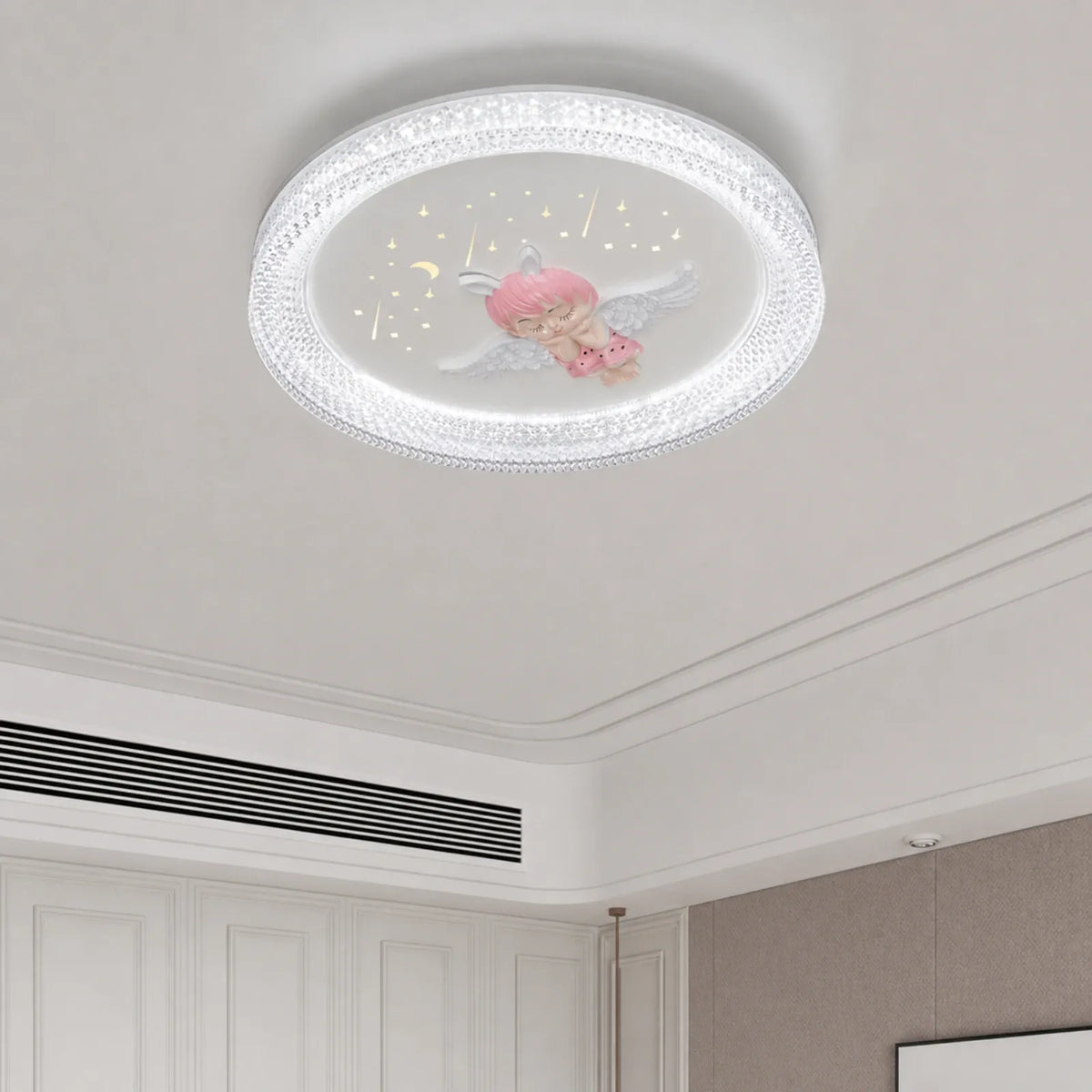Sleeping Angel Starry Sky Ceiling Light