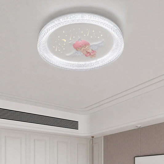 Sleeping Angel Starry Sky Ceiling Light