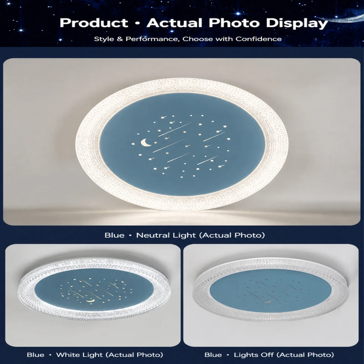 Shooting-Star Sky Ceiling Light