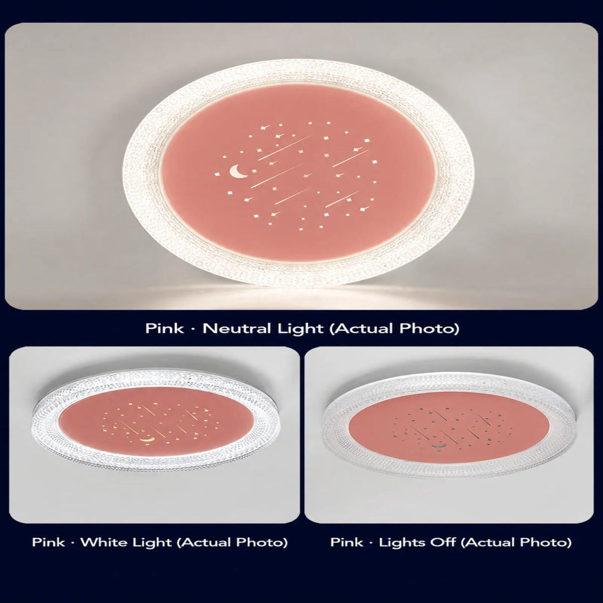 Patterned Cloud-Center Ceiling Light