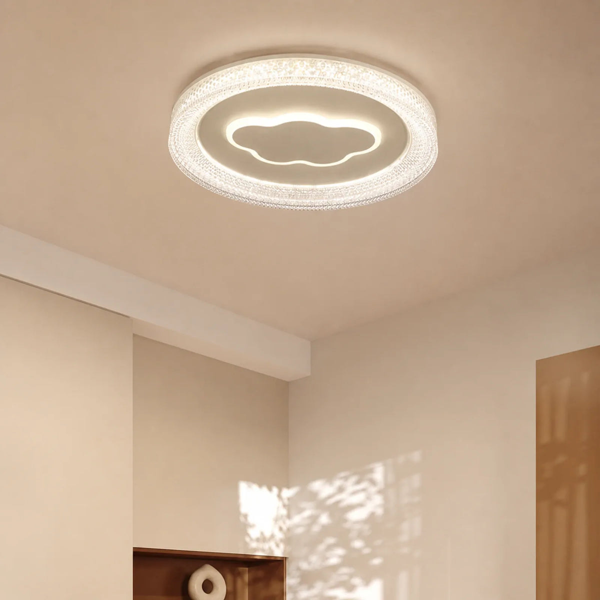 Wavy Halo Center Ceiling Light