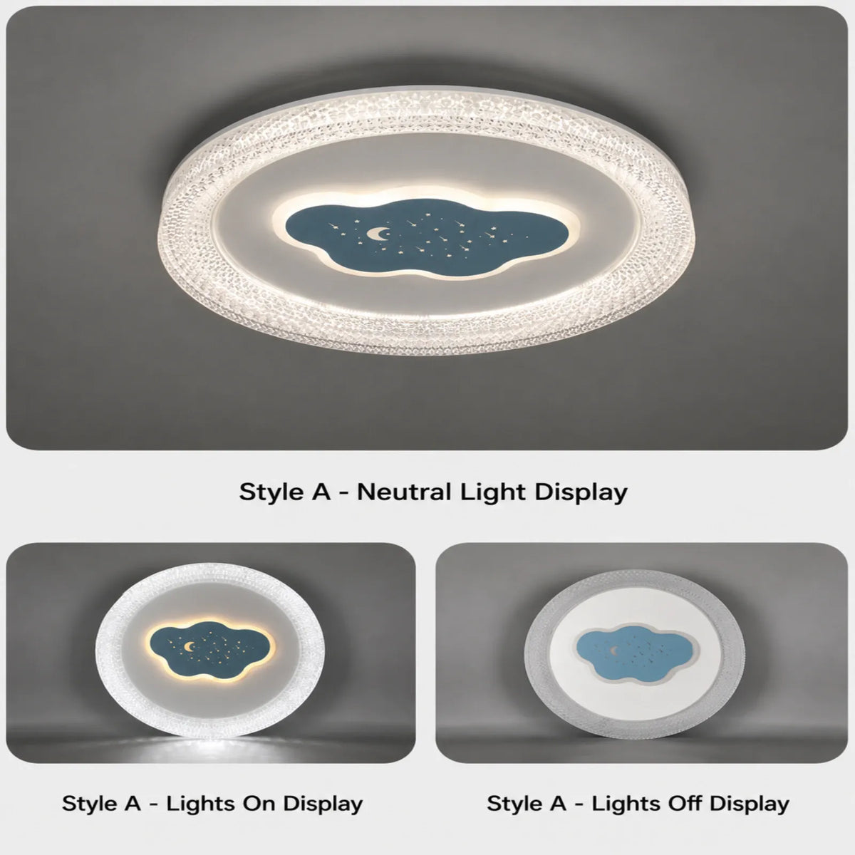Starry Cloud Halo Ceiling Light