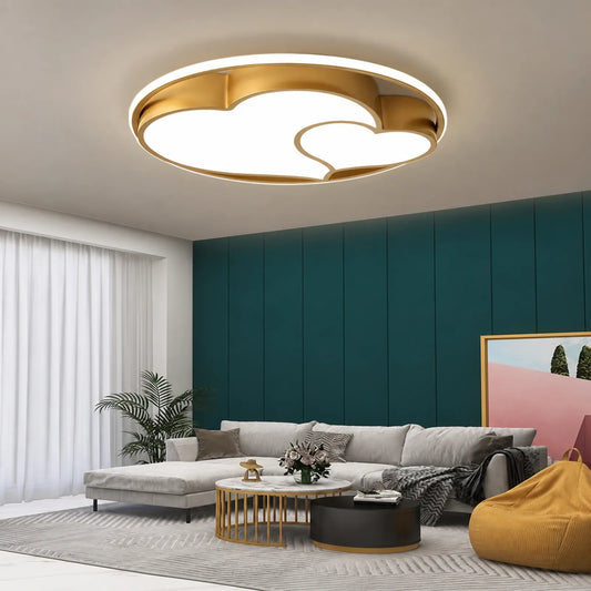 Triple-Petal Ring Ceiling Light