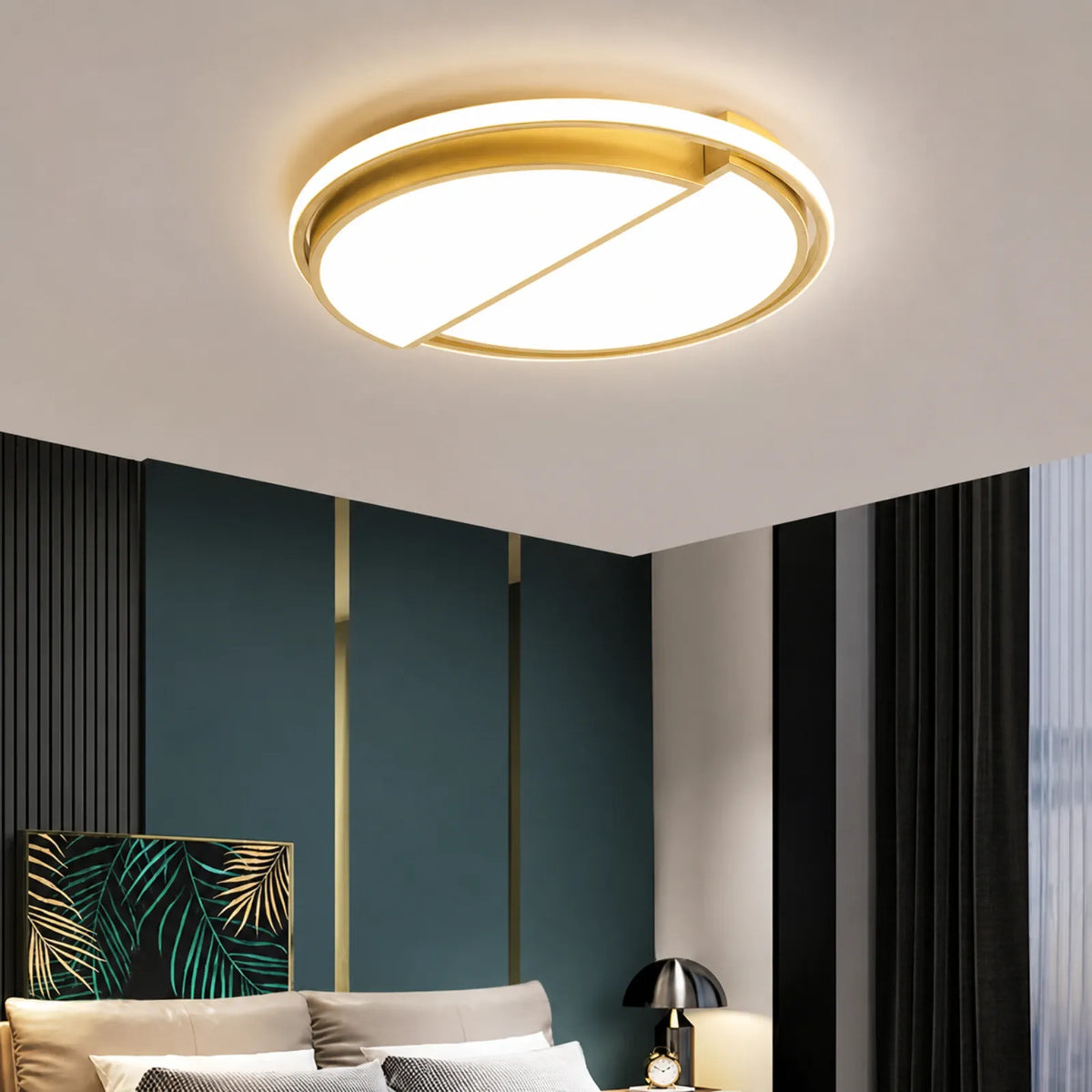 Open Orbit Disc Ceiling Light