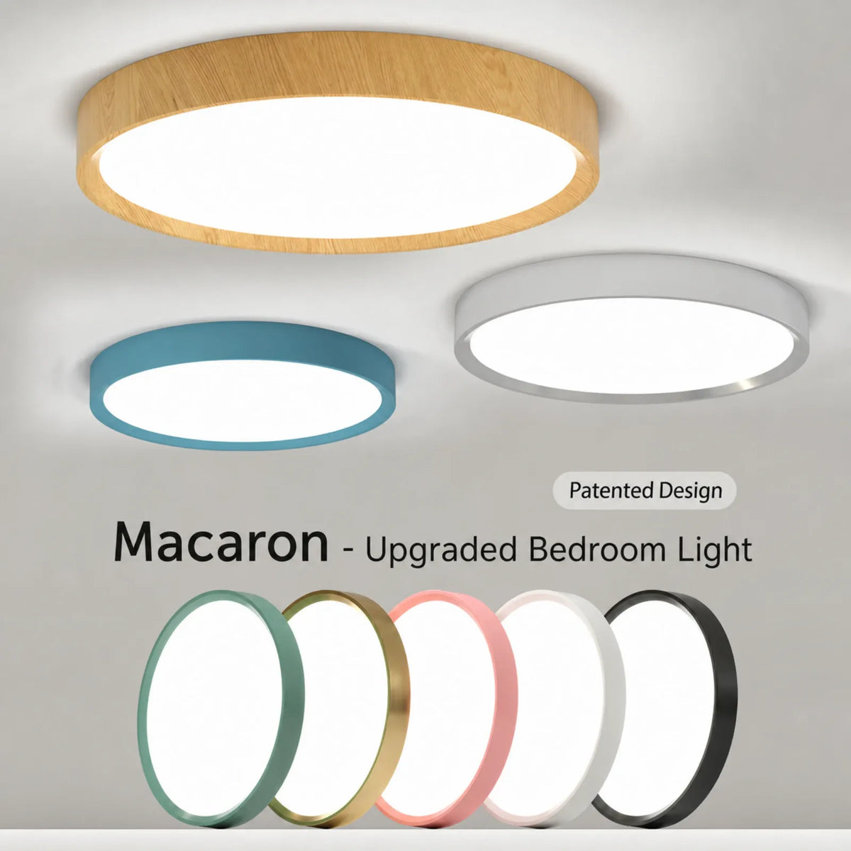 Prism-Stud Halo Ceiling Light