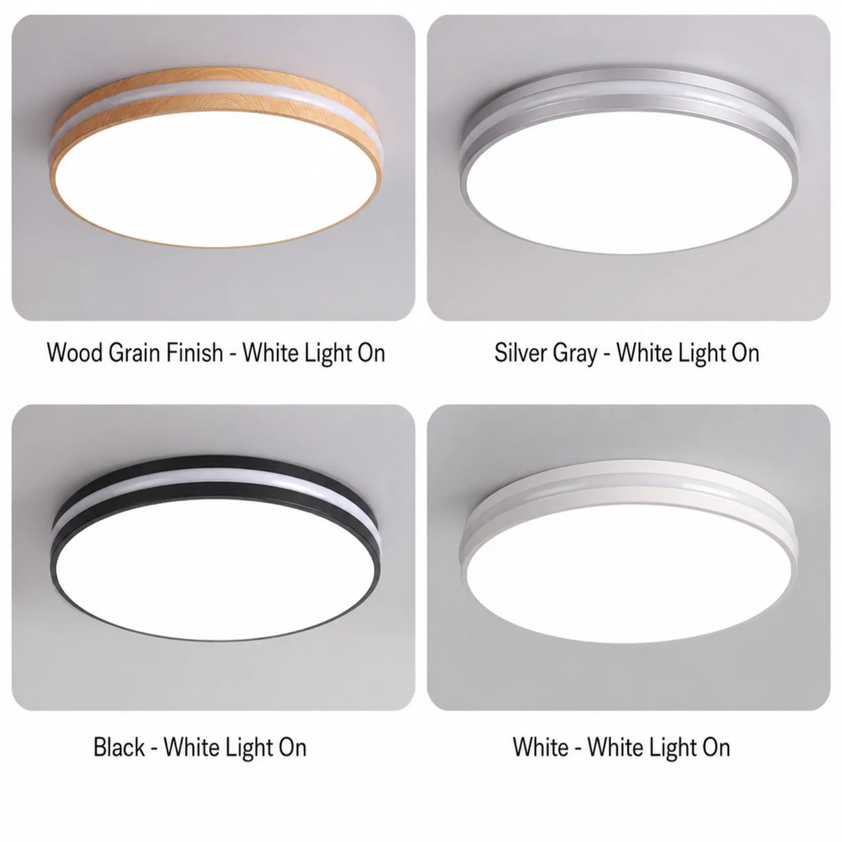 Two-Tier Round Flush Ceiling Light