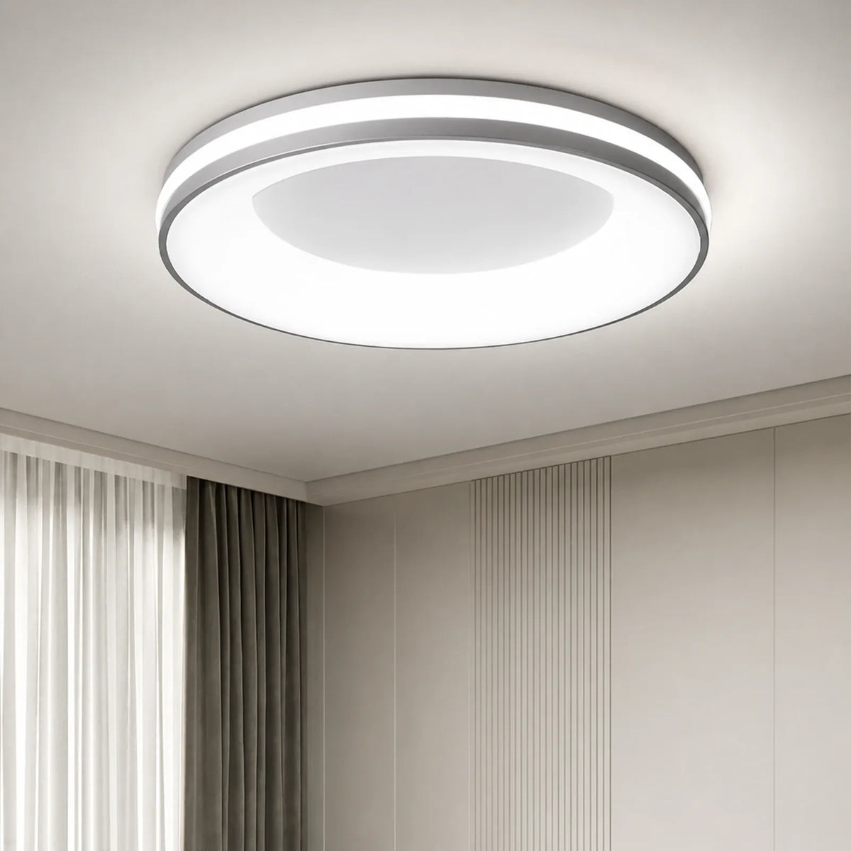 Slim-Edge Disc Ceiling Light