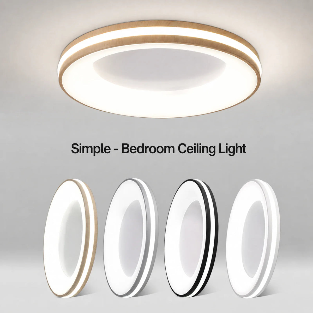 Slim-Edge Disc Ceiling Light