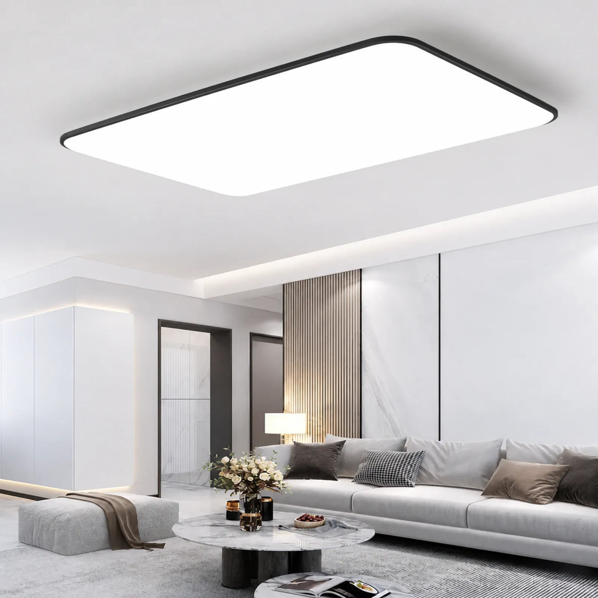 Low-Profile Disc Ceiling Light