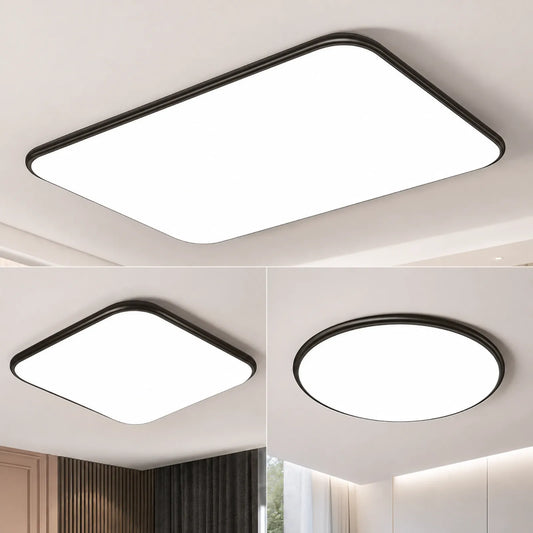 Ultra-Slim Rounded-Edge Ceiling Light