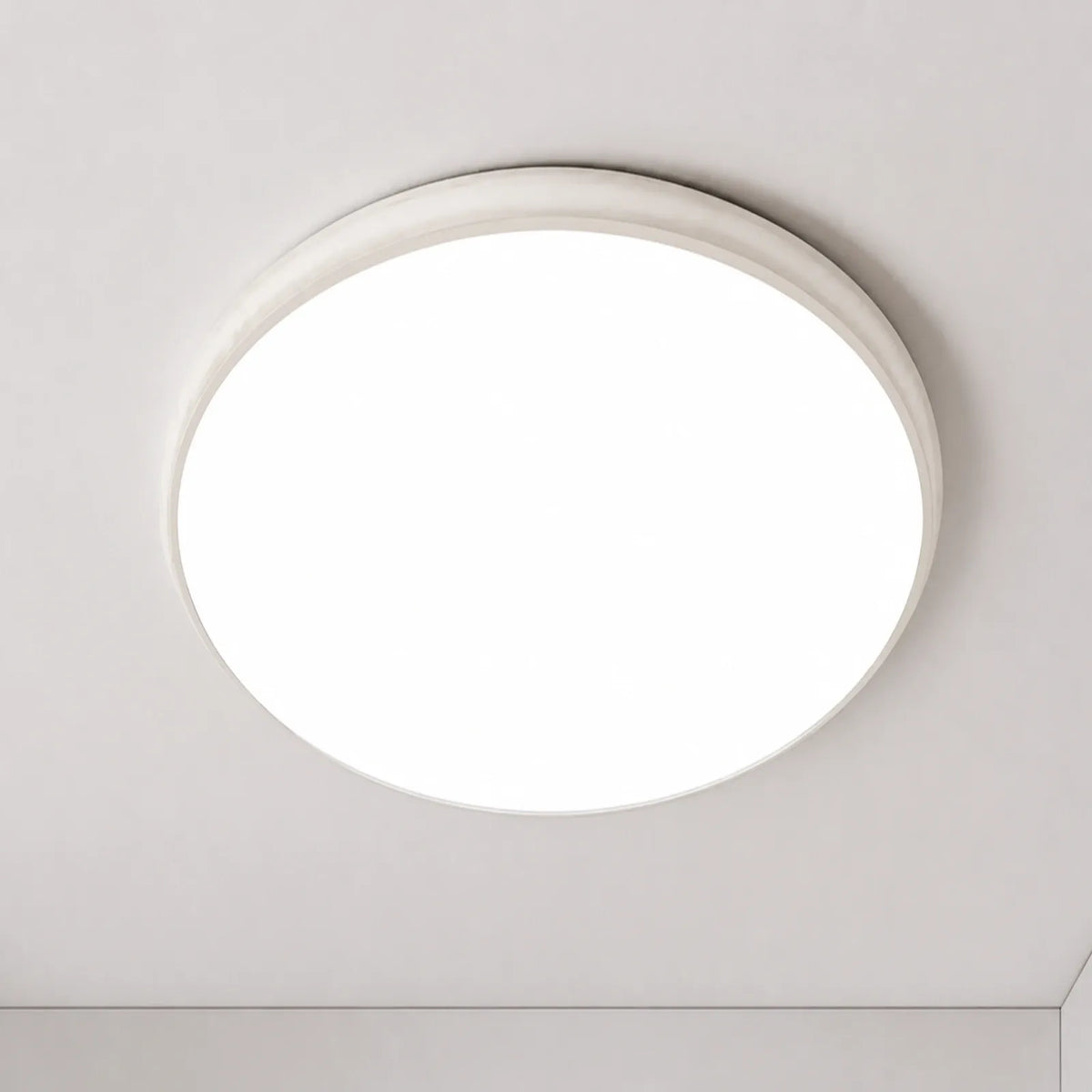 Ultra-Slim Rounded-Edge Ceiling Light