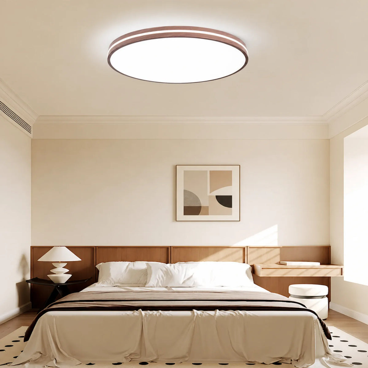 Double-Band Flush Ceiling Light