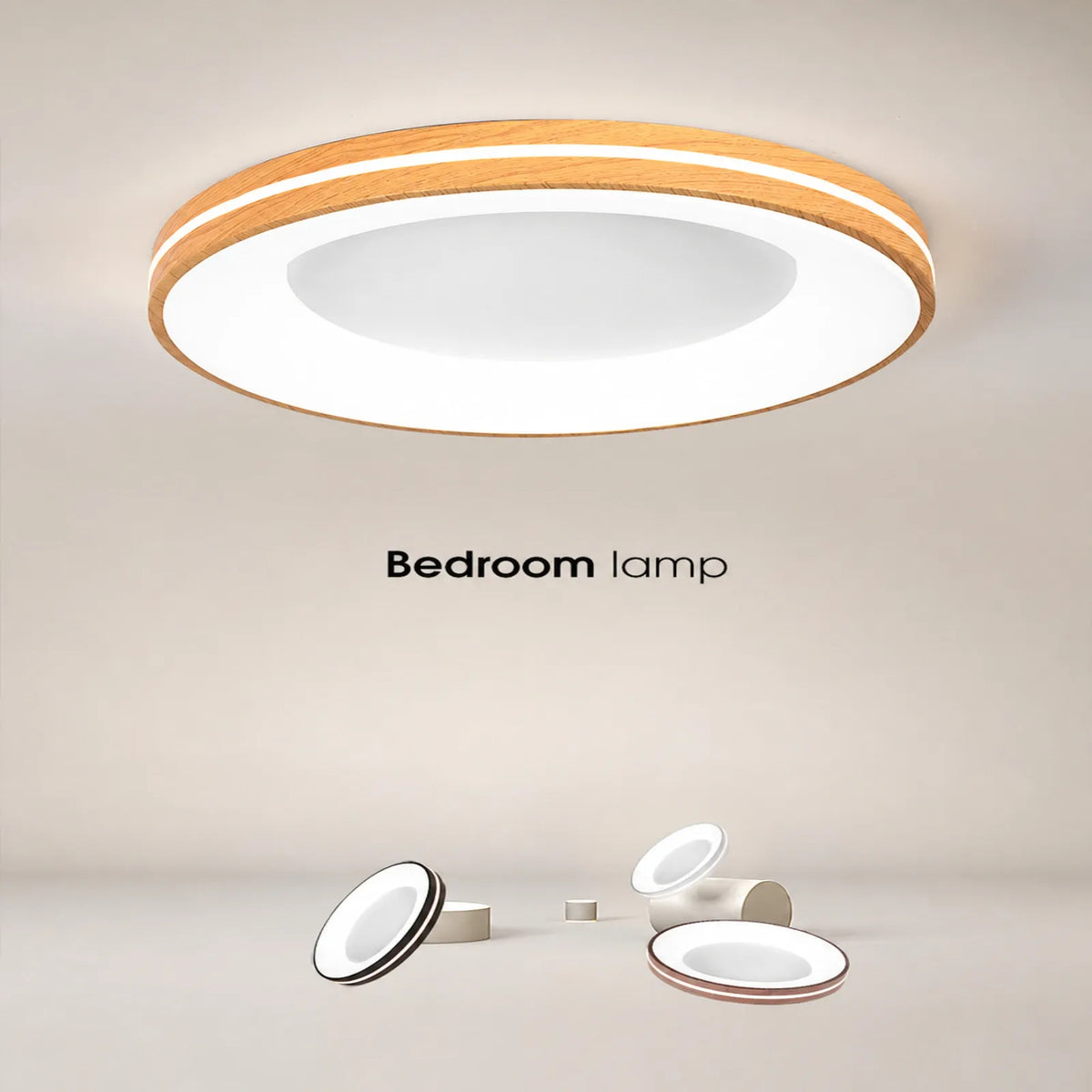 Recessed-Center Halo Ceiling Light