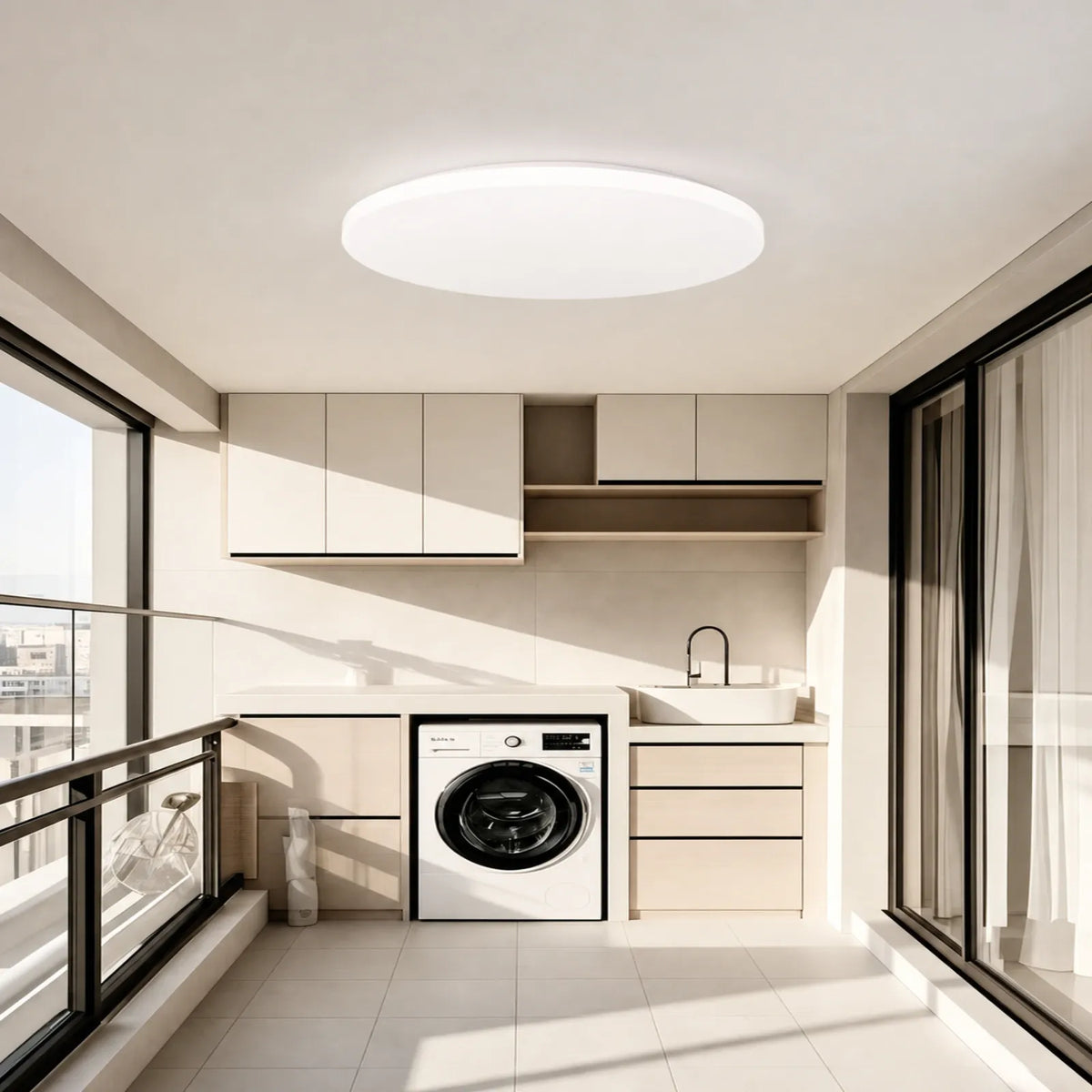 Slim Flush Disc Ceiling Light