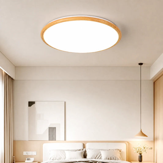 Pattern-Rim Round Ceiling Light